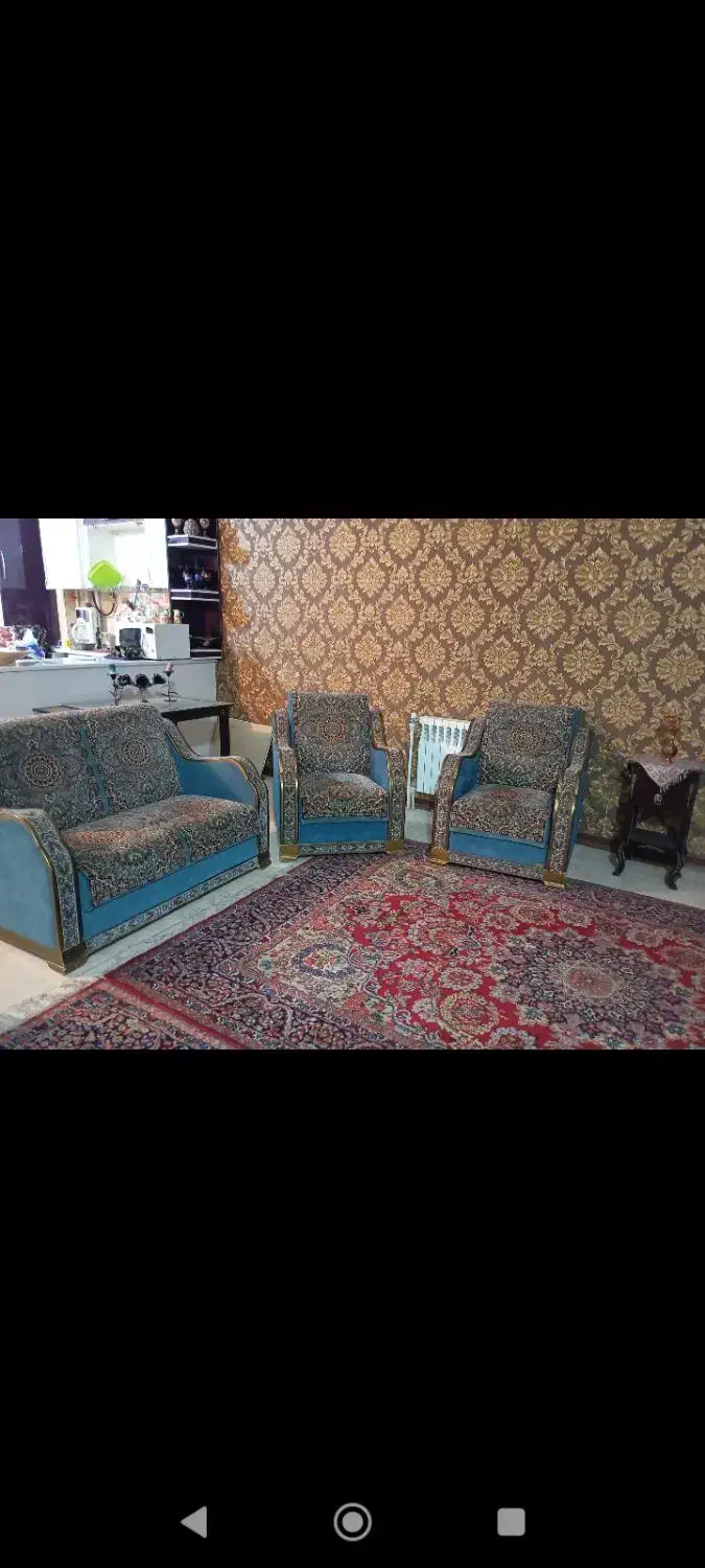 مبل قالی و قالی کرمانی|فرش|کرمان, |دیوار