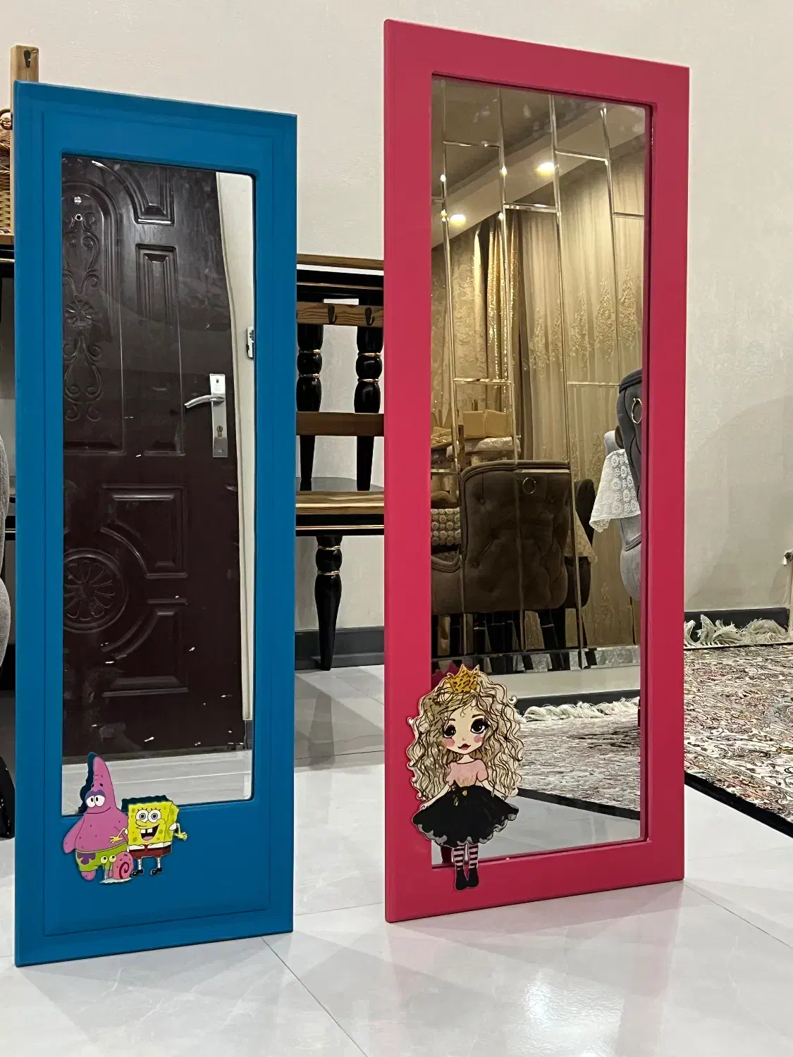 آیینه قدی و رگال کودک|جاکفشی، کمد، دراور|تهران, والفجر (افسریه)|دیوار