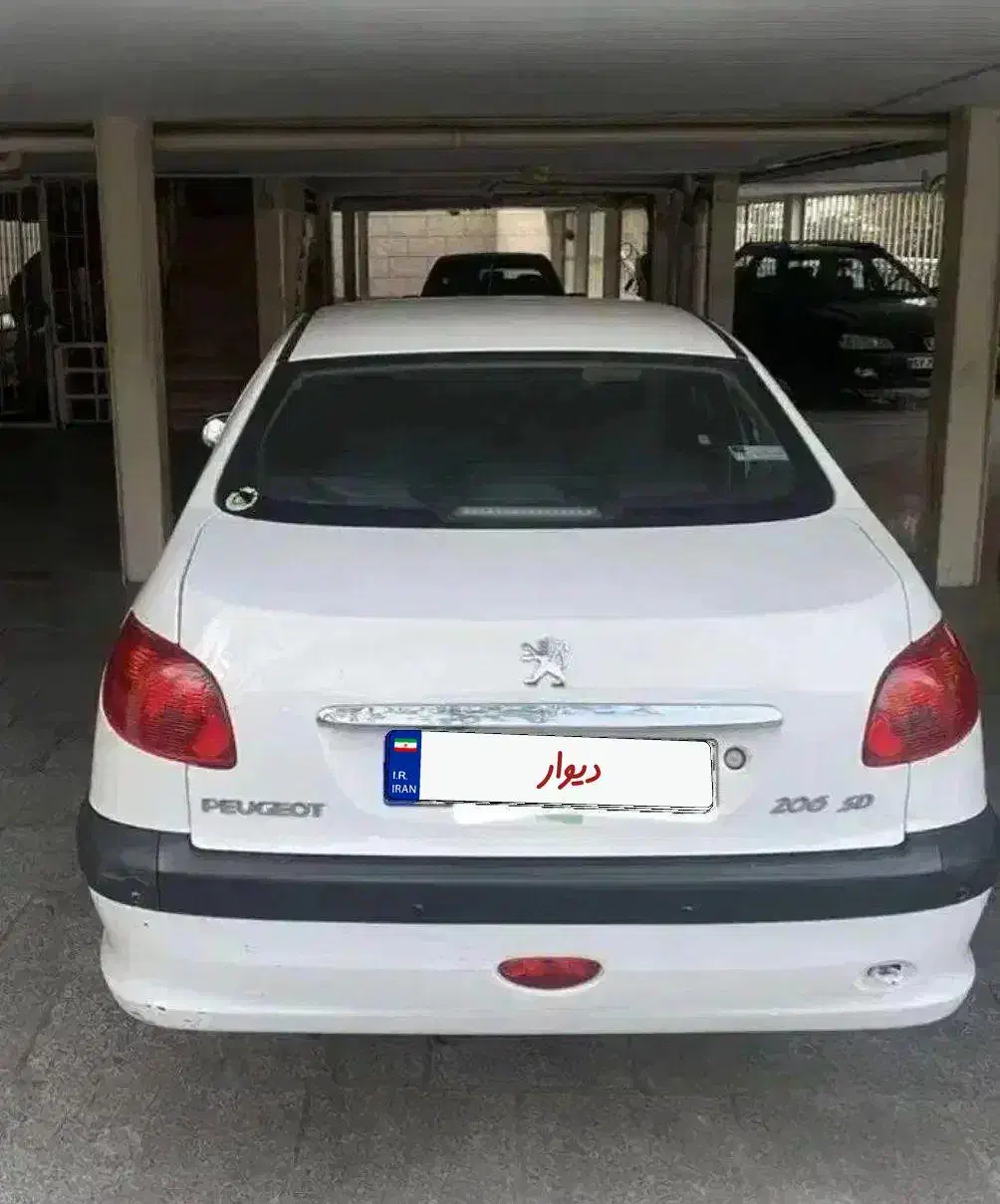 ۲۰۶ تیپ ۲ مدل ۸۹ صندوق دار|خودرو سواری و وانت|سقز, |دیوار