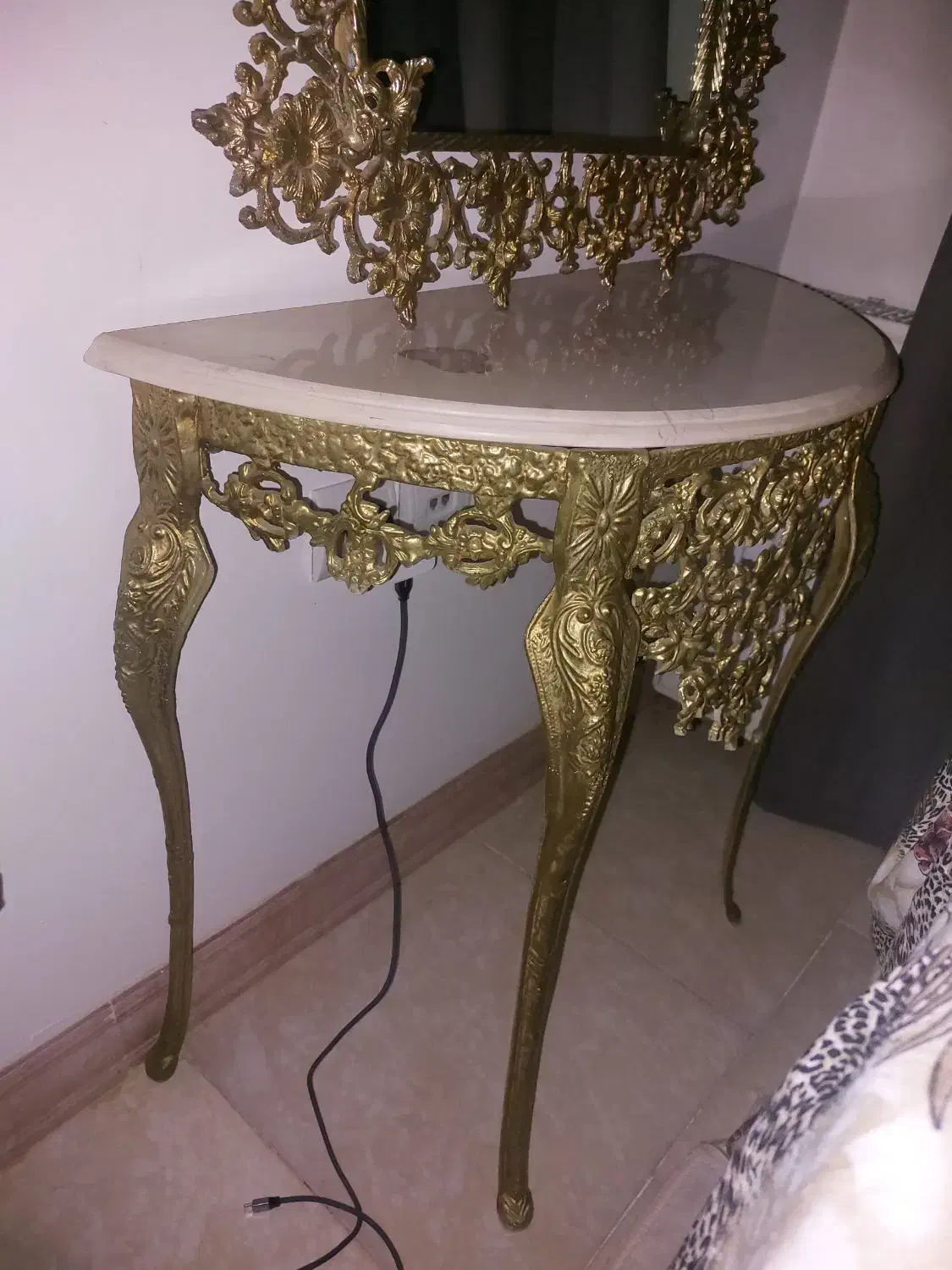 اینه شمعدان طرح برنج|آینه|شریف‌آباد, |دیوار