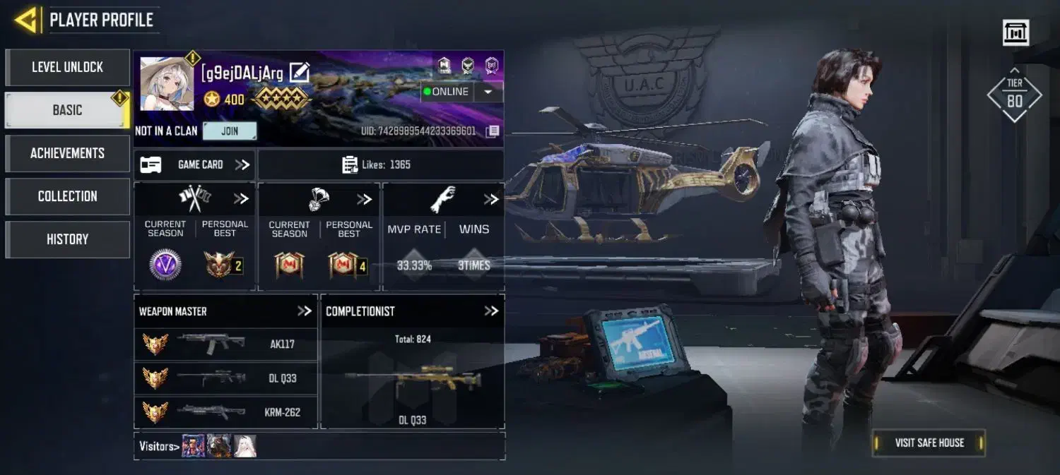 اکانت کالاف معاوضه با اکانت زیلات دار هم سطح خودش|کنسول، بازی ویدئویی و آنلاین|بروجرد, |دیوار