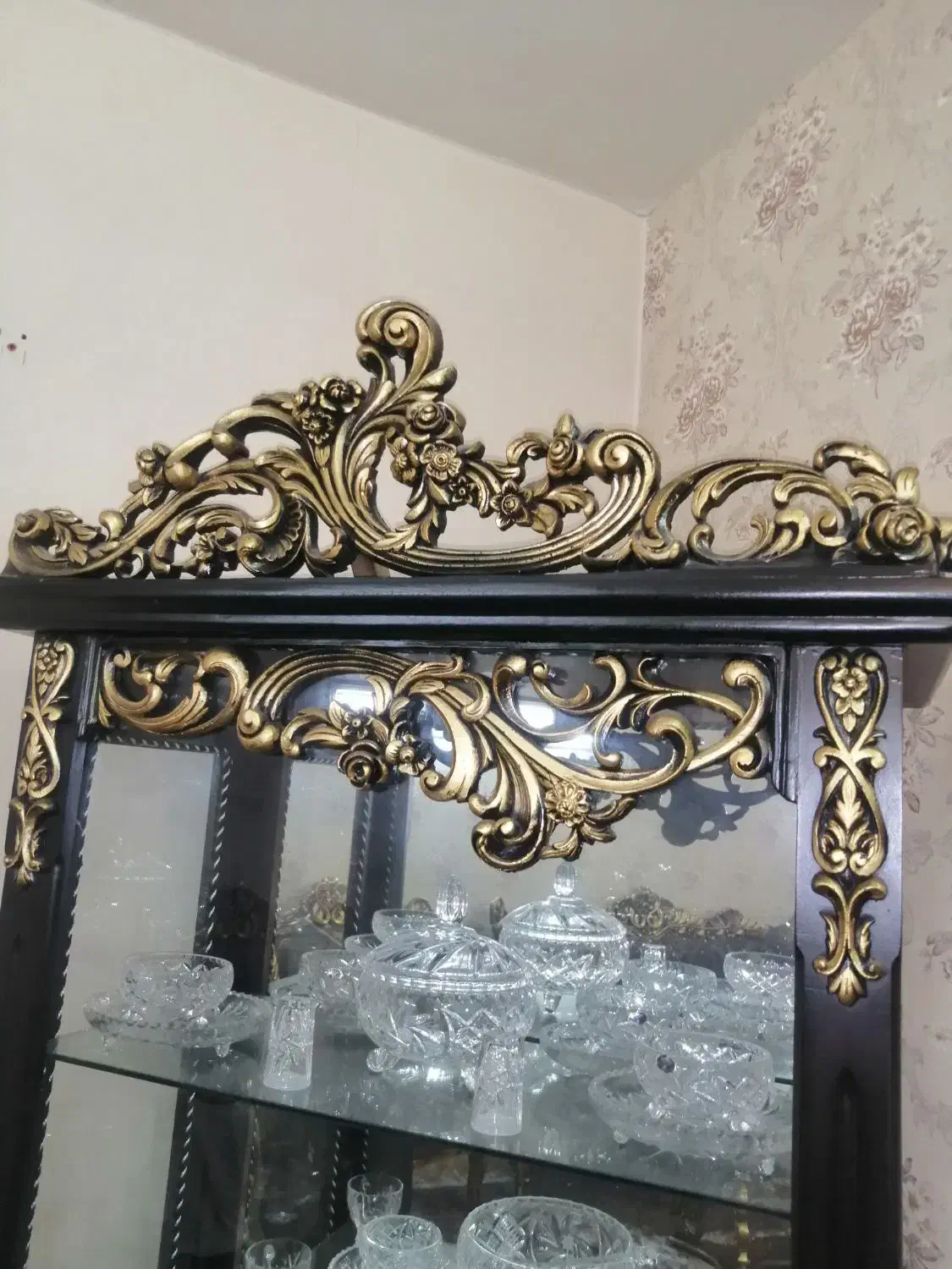 بوفه چوبی|بوفه، ویترین، کنسول|پاکدشت, شهرک امام رضا|دیوار