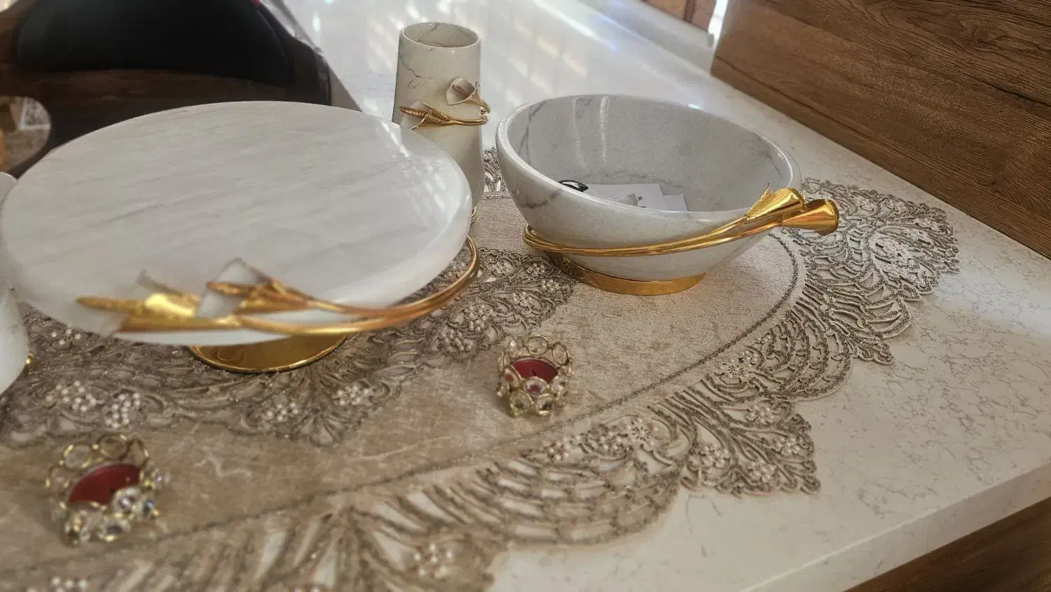 سرویس پذیرایی سنگی|ظروف سرو و پذیرایی|خمینیشهر, |دیوار