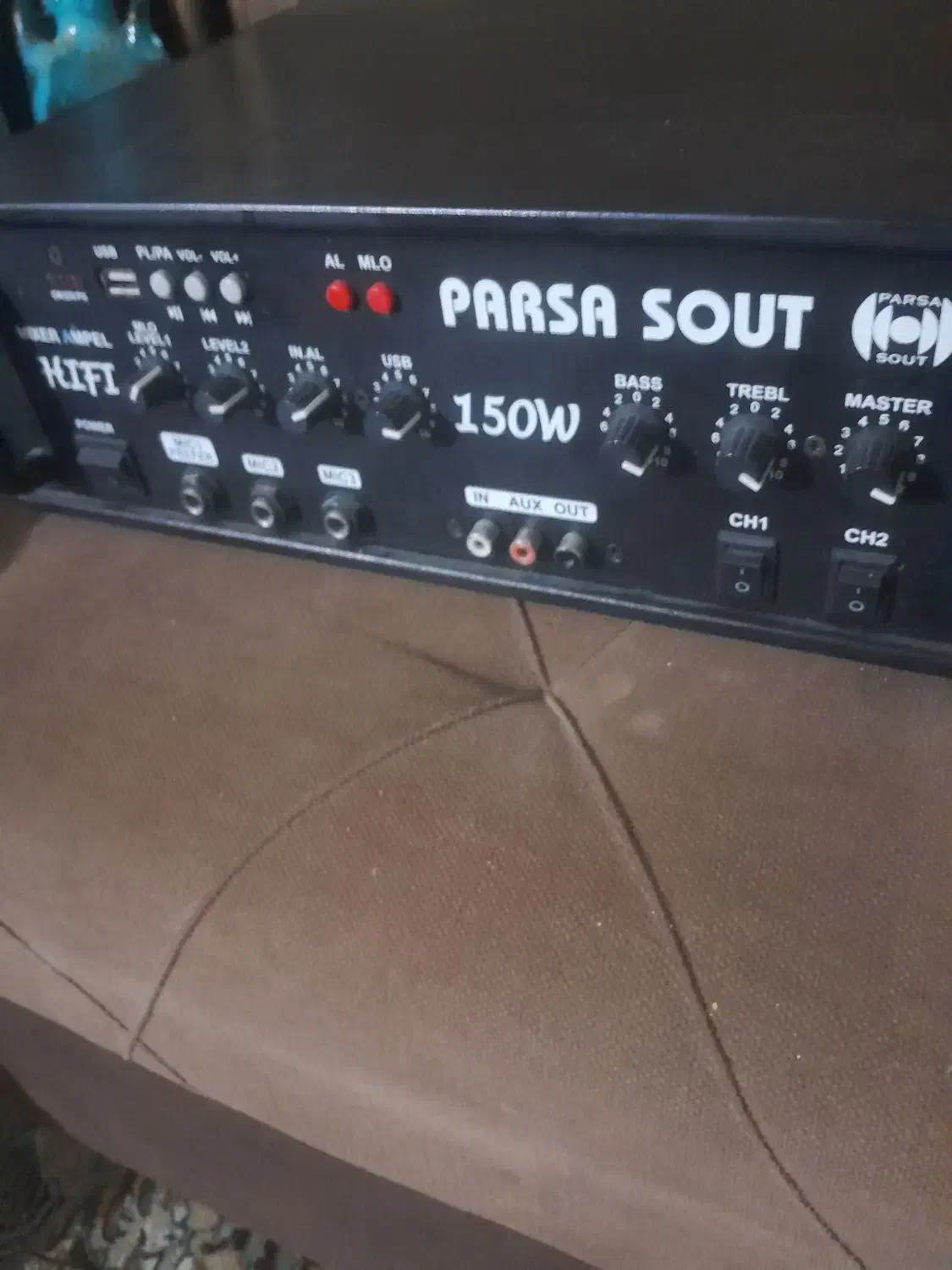 آمپیلی میکسر وپیجر پارساصوت۱۵۰وات    زیرقیمت|صوتی و تصویری|تهران, خواجه نظام الملک|دیوار