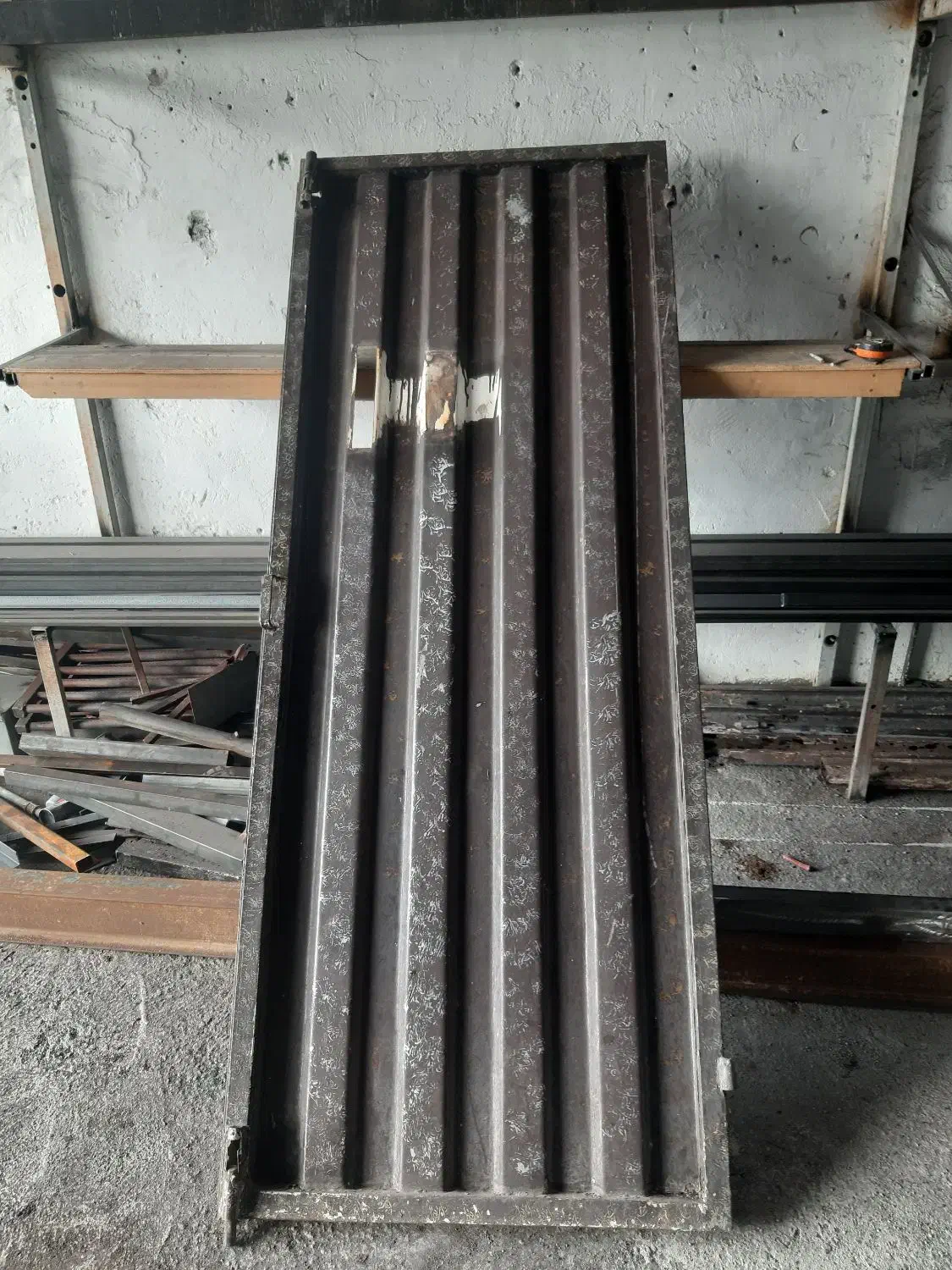 درب سه تیکه آهنی ورق دومیل چارچوب نو|مصالح و تجهیزات ساختمان|اسکو, |دیوار