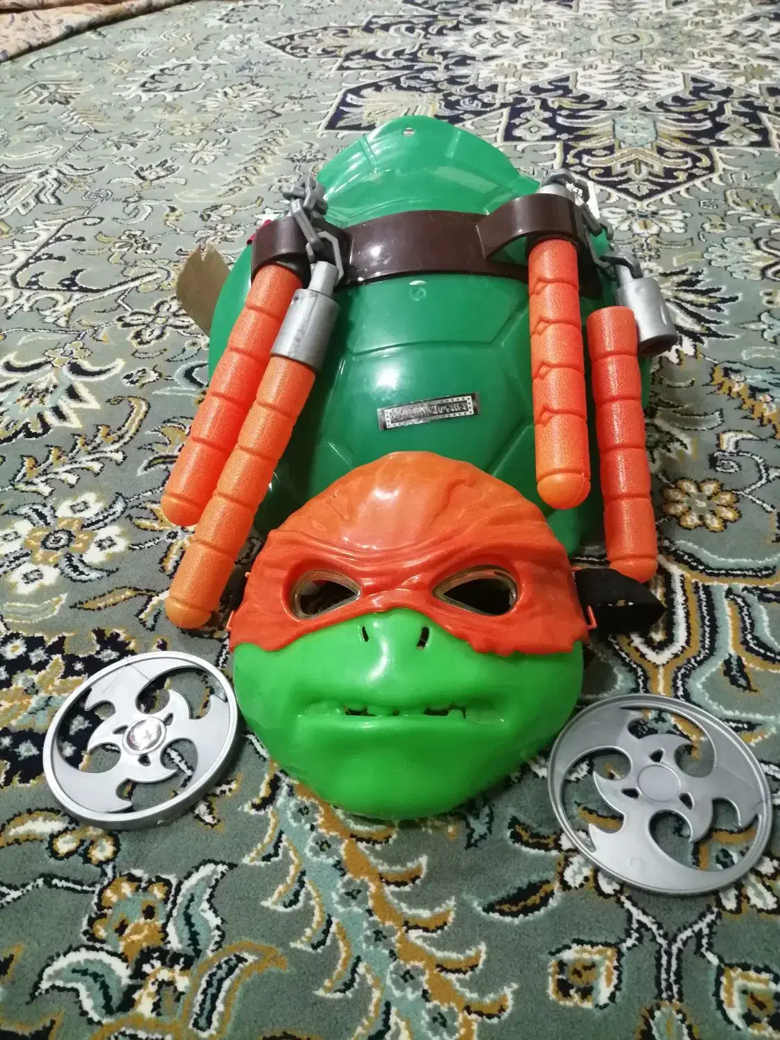 لاک پشت نینجا با ابزارش|اسباببازی|تربت جام, جامی|دیوار