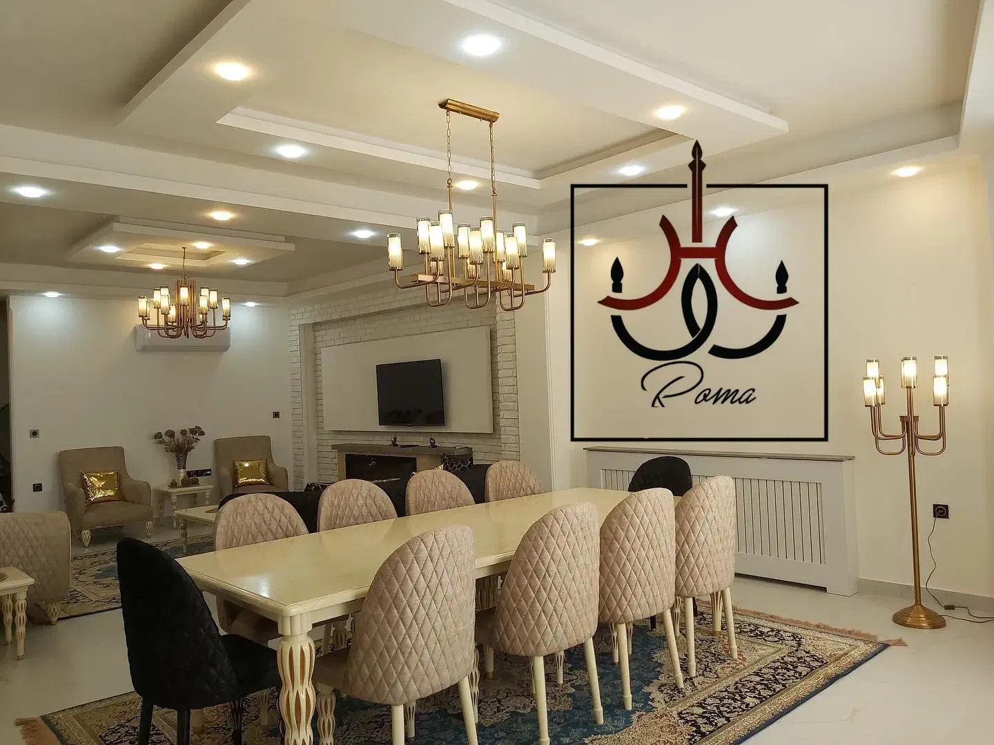 لوستر (ترند سال) کارخانه رومالوستر فردیس سرحدی|لوستر و چراغ آویز|فردیس, سرحدی|دیوار