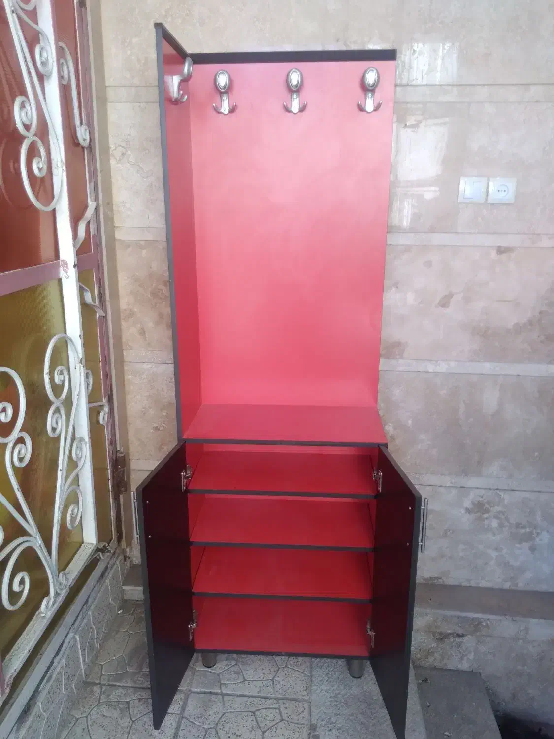 جا کفشی رخت آویزدار|جاکفشی، کمد، دراور|سراب, |دیوار