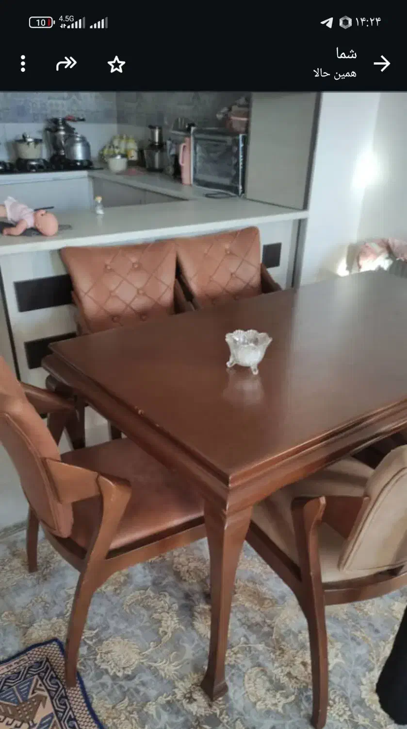 میز نهار خوری|میز و صندلی غذاخوری|دماوند, دماوند|دیوار