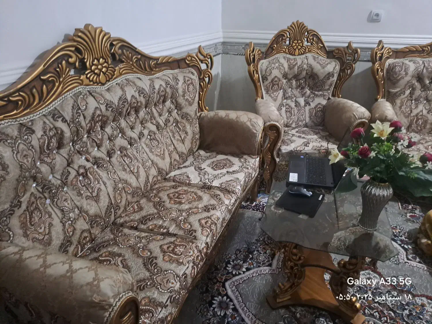 مبل سلطنتی|مبلمان خانگی و میز عسلی|اهواز, اسلام آباد شرقی|دیوار