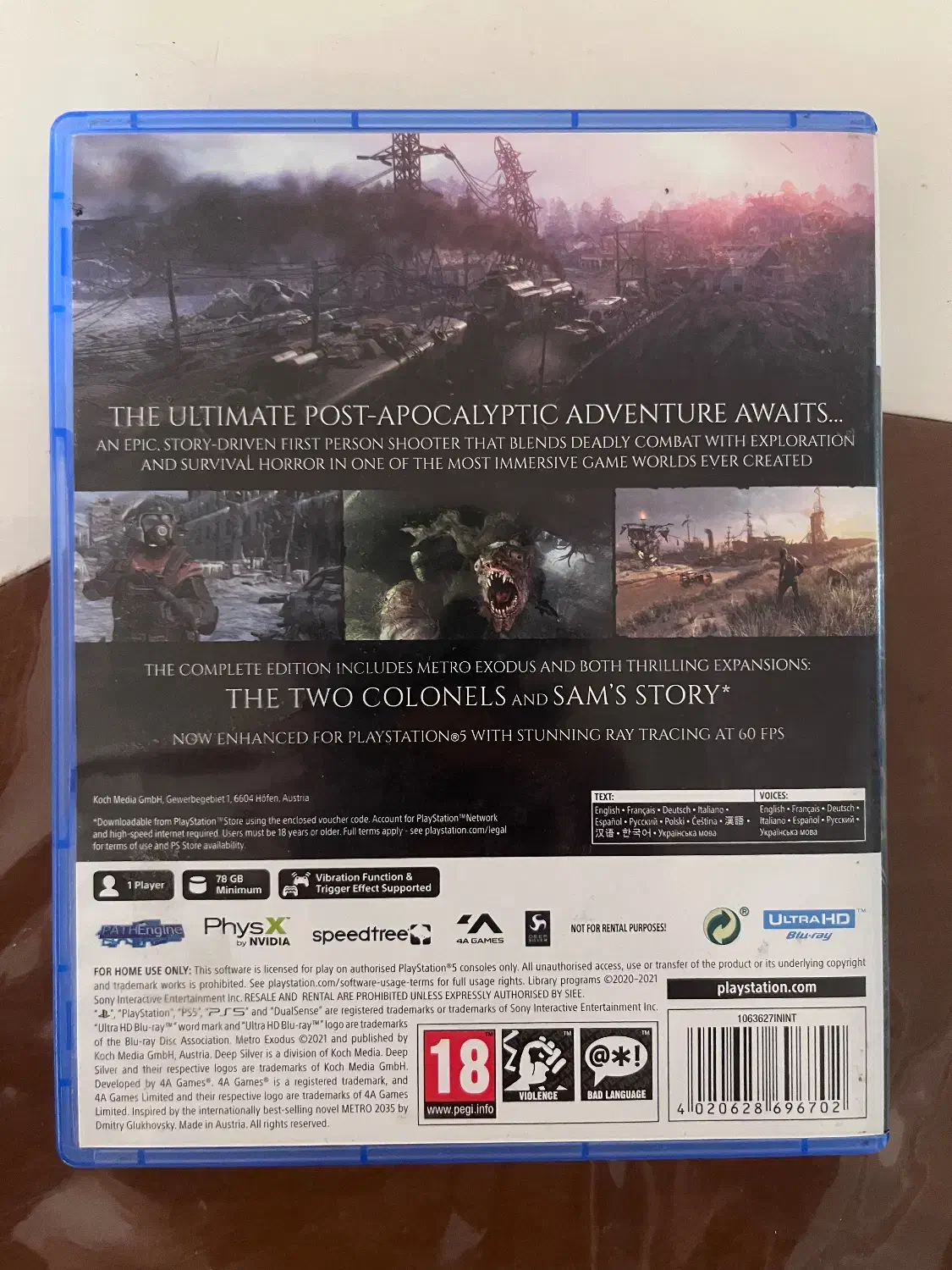 Metro exodus|کنسول، بازی ویدئویی و آنلاین|شاهین‌شهر, عطار|دیوار