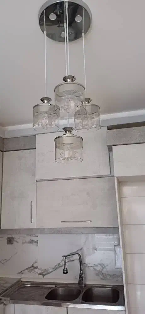 اویز ۴ شاخه اشپزخانه|لوستر و چراغ آویز|اصفهان, برازنده|دیوار