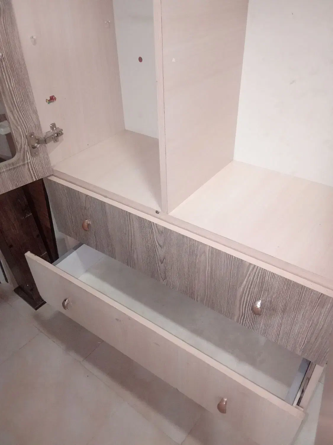 تخت وتشک با کمد بچه|تخت و سرویس خواب|محمدیه-قزوین, |دیوار