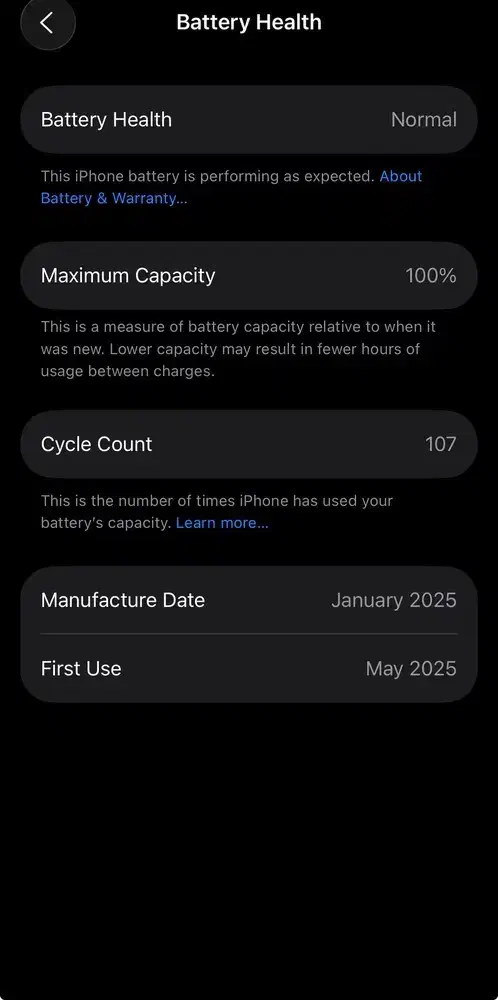 گوشی آیفون ch16 نرمال 128 رم 6 مشکی فعال باتری 100|موبایل|تهران, فاطمی|دیوار