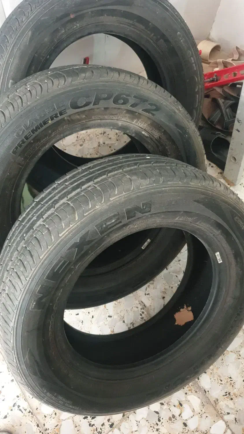 ۴ حلقه لاستیک ۲۰۵ رینگ ۱۴ نکسن کره ای|قطعات یدکی و لوازم جانبی|بندر گناوه, |دیوار