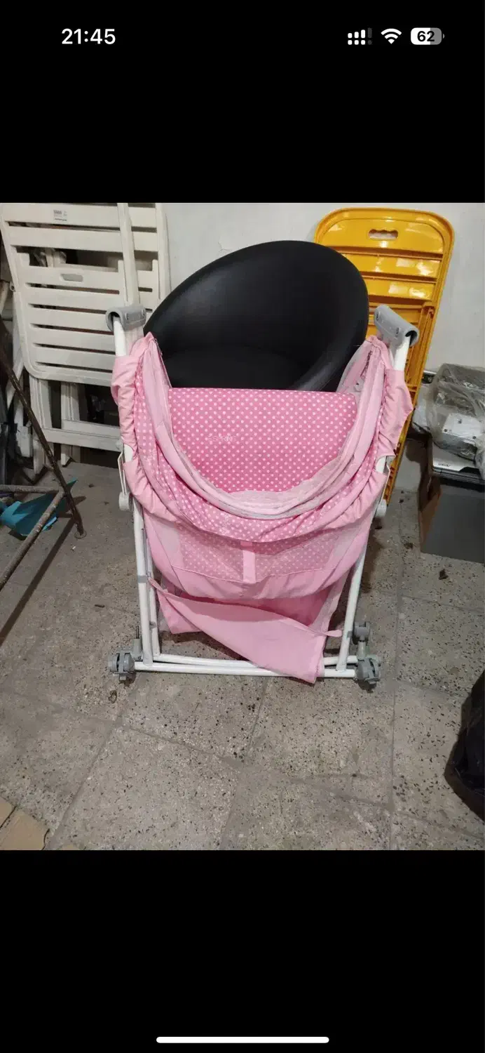 گهواره تخت کنار مادر صورتی|تخت و صندلی بچه|رشت, توشیبا|دیوار