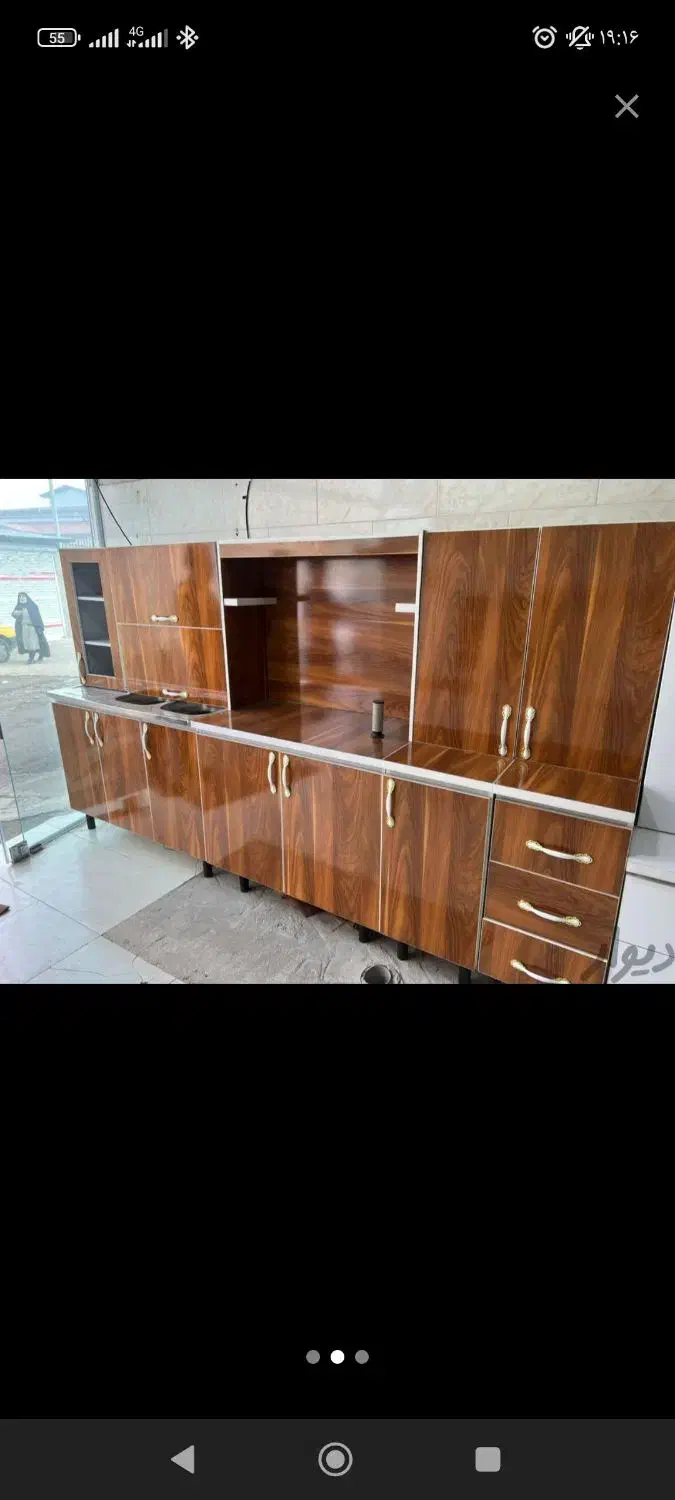 کابینت ARSHAM دوپله سفید طوسی کد A20|مصالح و تجهیزات ساختمان|گرگان, |دیوار