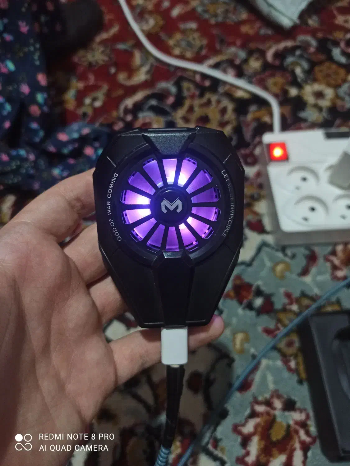 فن گوشی gaming قوی rgb|لوازم جانبی موبایل و تبلت|یاسوج, |دیوار