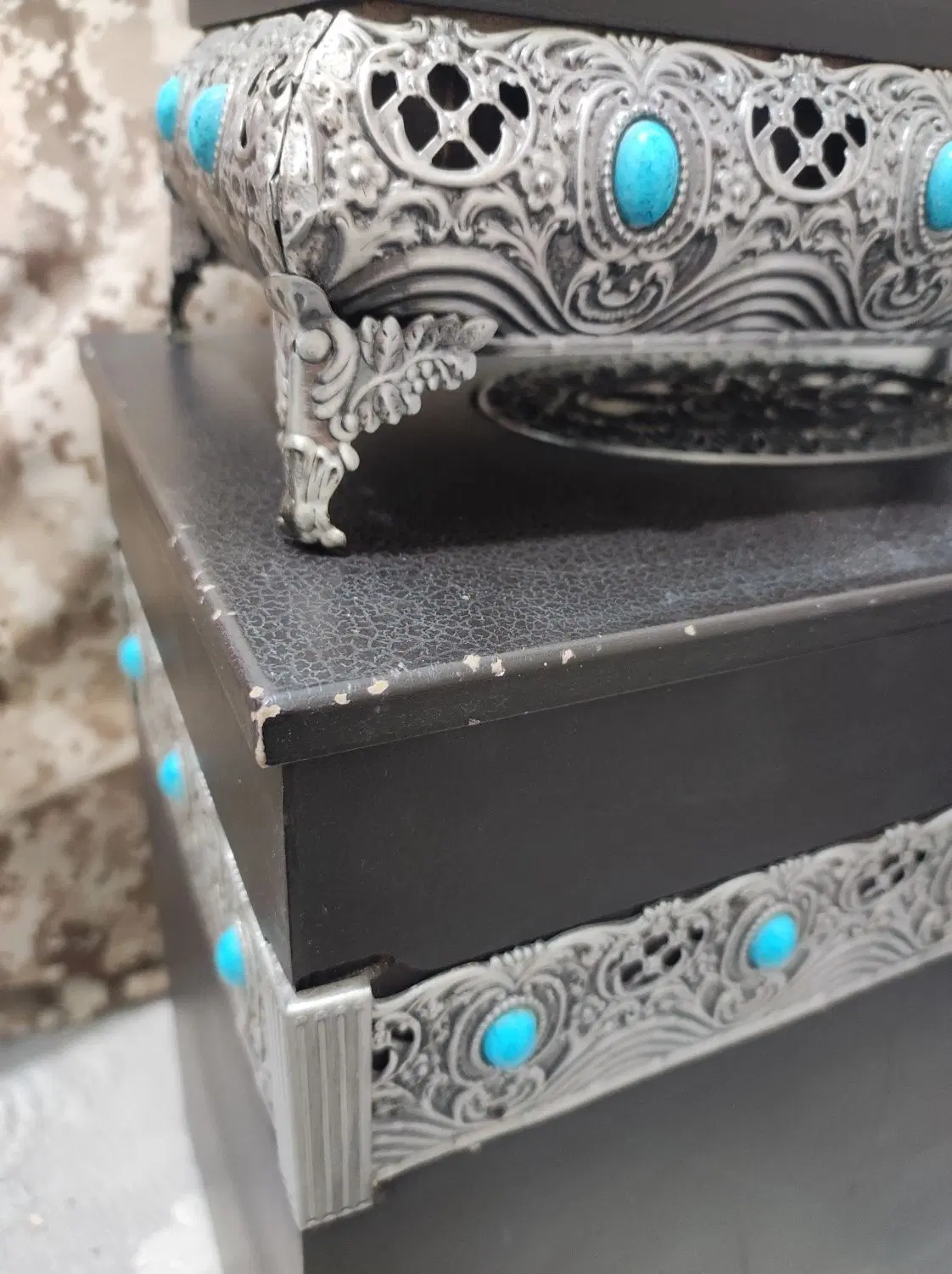 ست سطل و جا دستمال کاغذی چوبی|ظروف نگهدارنده، پلاستیکی، یکبارمصرف|تهران, هاشمآباد (شهرری)|دیوار