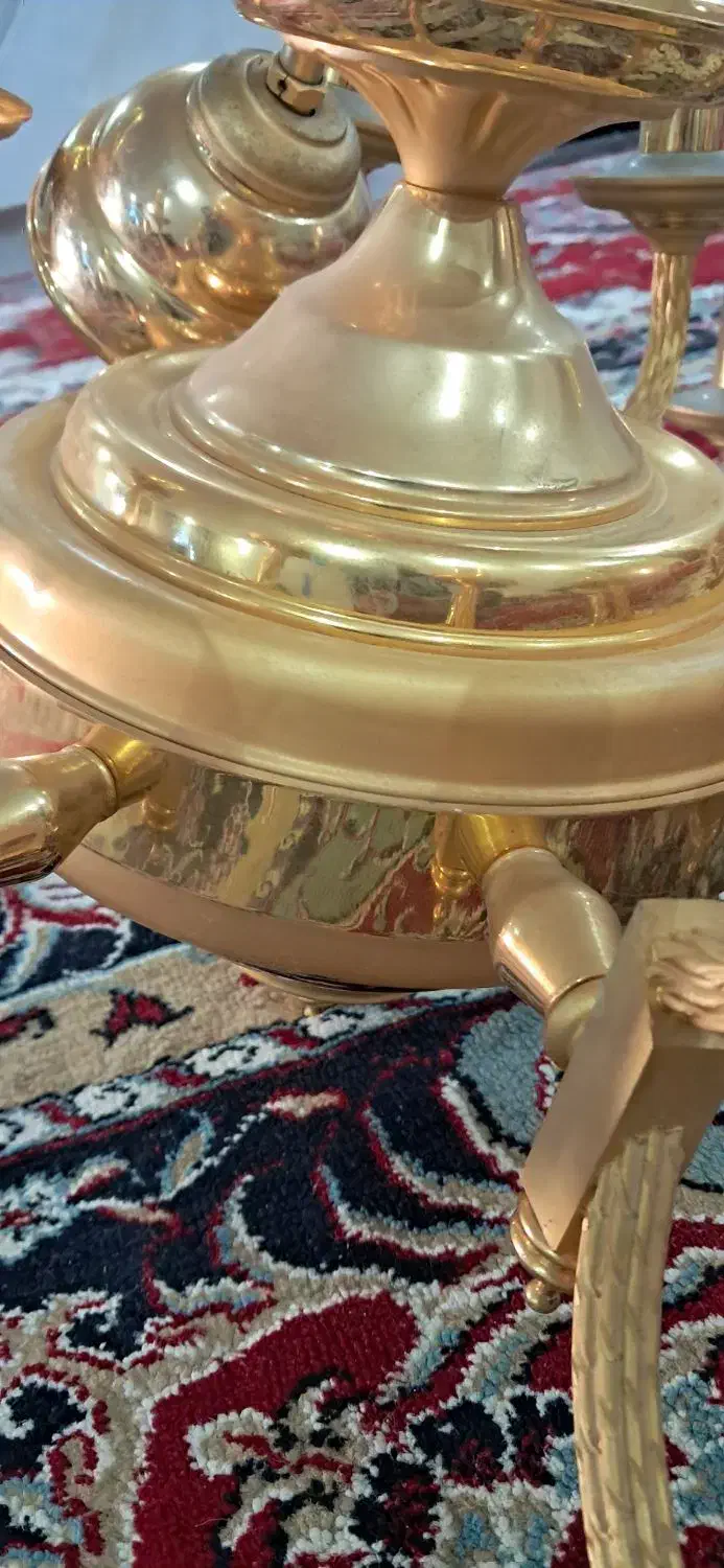 لوستربرنزاصل اصل آبکاری طلا|لوستر و چراغ آویز|اهواز, اسلام آباد غربی|دیوار