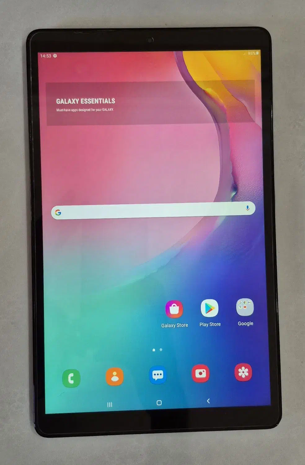 تبلت سامسونگ ۱۰ اینچی - کاملا سالم و تمیز|تبلت|شیراز, بعثت|دیوار