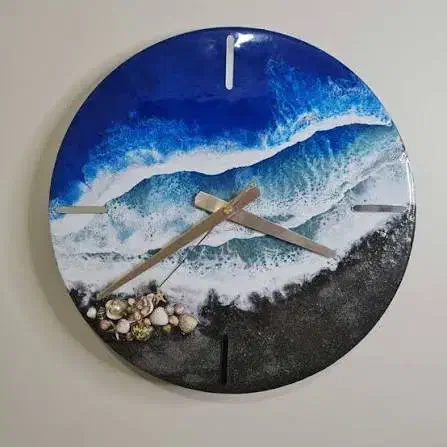 ساعت رزینی شیک و خاص|ساعت دیواری و تزئینی|رباط‌کریم, شهرک والفجر|دیوار