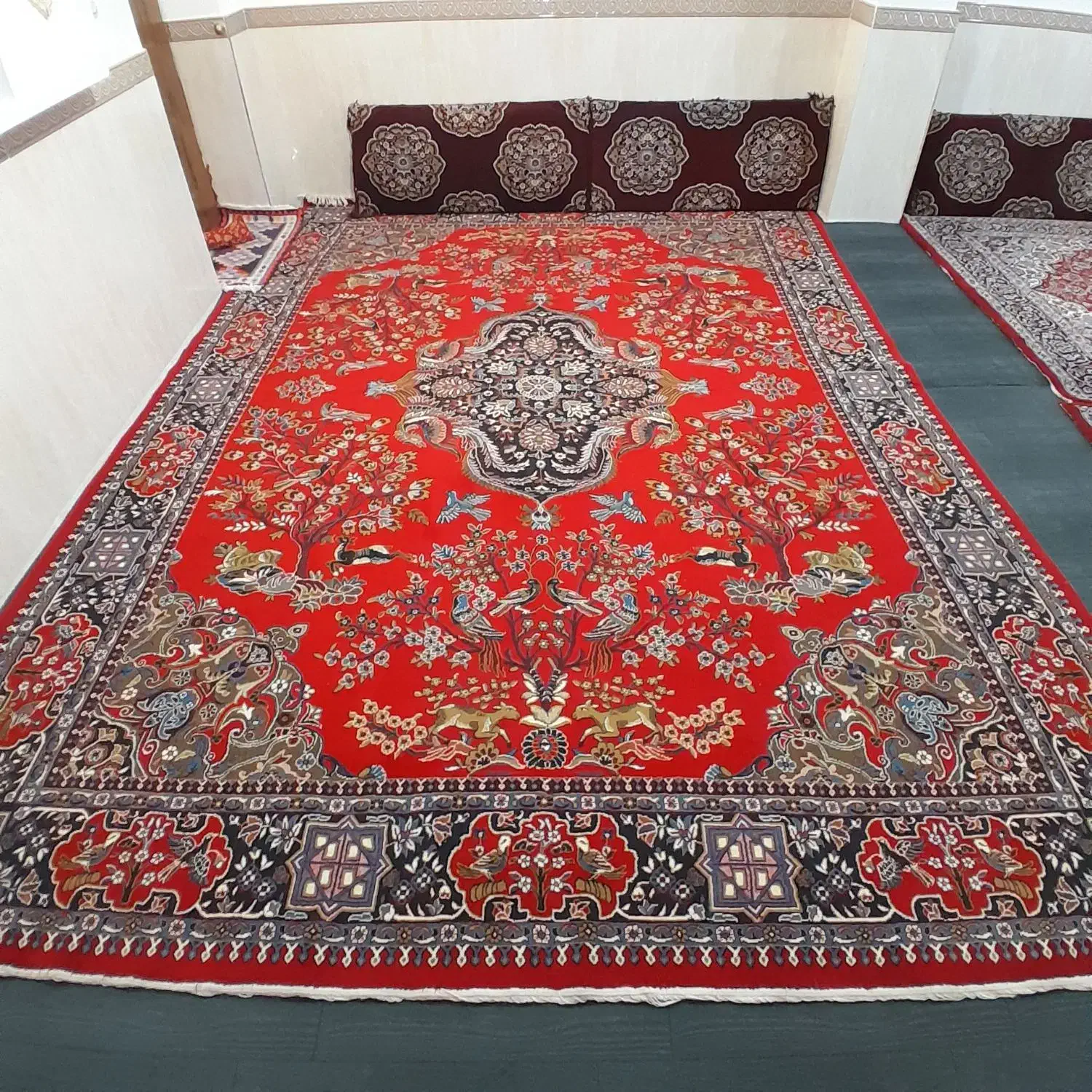 فرش ۱۲ متری|فرش|تاکستان, |دیوار