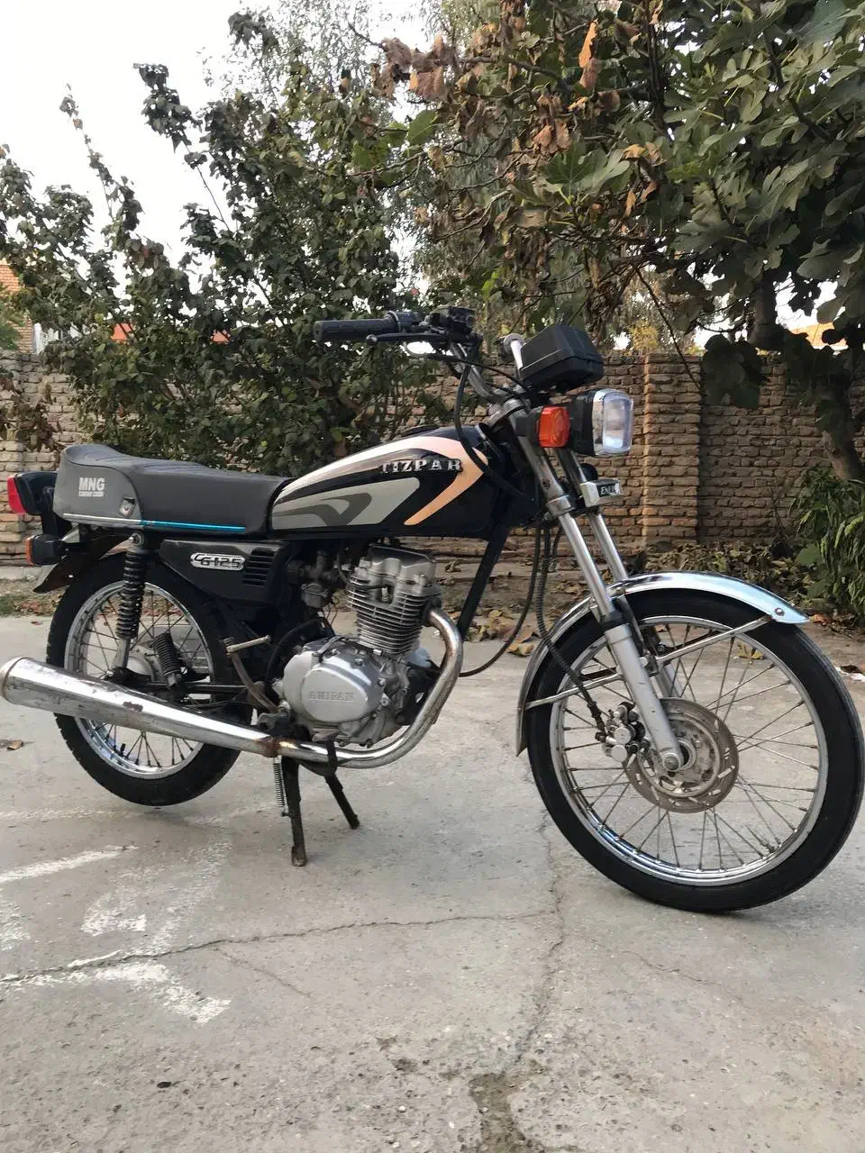 موتور ۱۲۵ مزایده دیسکی|موتورسیکلت|گمیشان, |دیوار