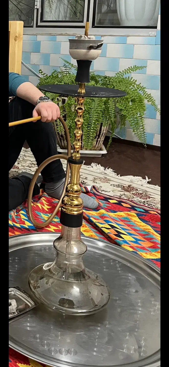 قلیان سیلیکونی تنه برنج همراه با کیف|کلکسیون و سرگرمی|ابهر, |دیوار