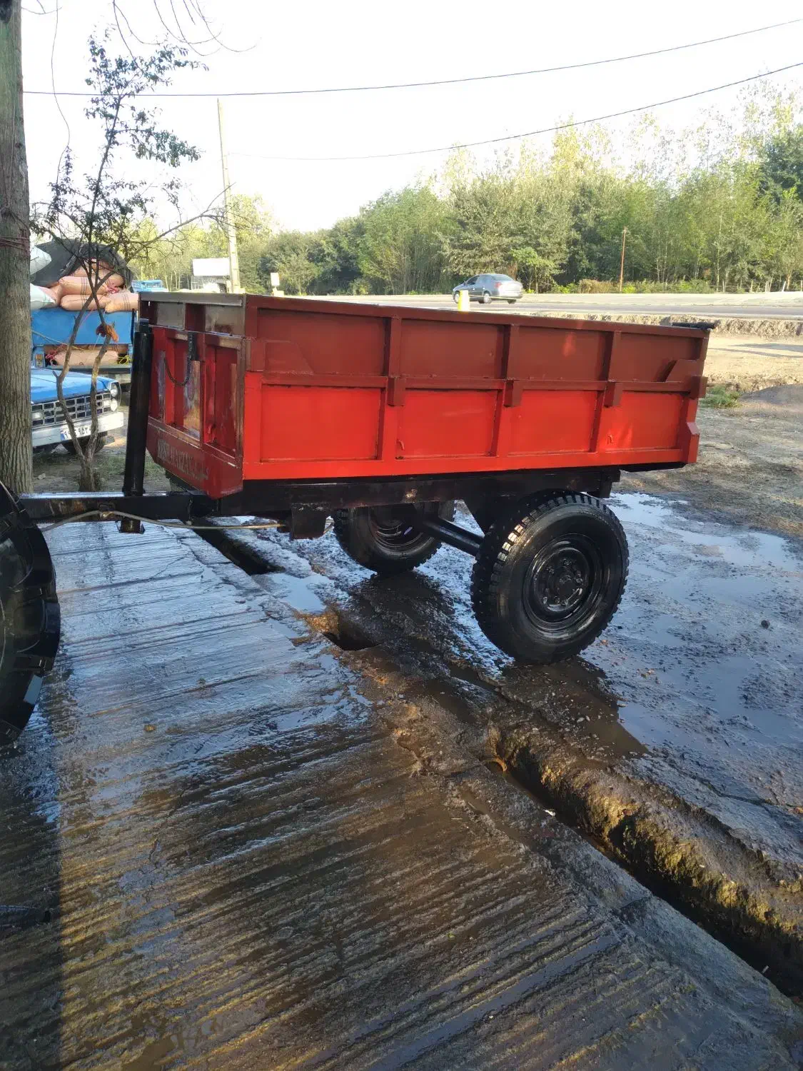 بارکش یا تیلر  تراکتور|ماشین‌آلات صنعتی|لاهیجان, بازکیاگوراب|دیوار