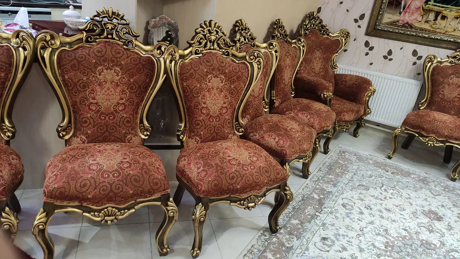 مبل سلطنتی و بوفه و نهار خوری در حد جهیزیه|مبلمان خانگی و میز عسلی|تبریز, |دیوار