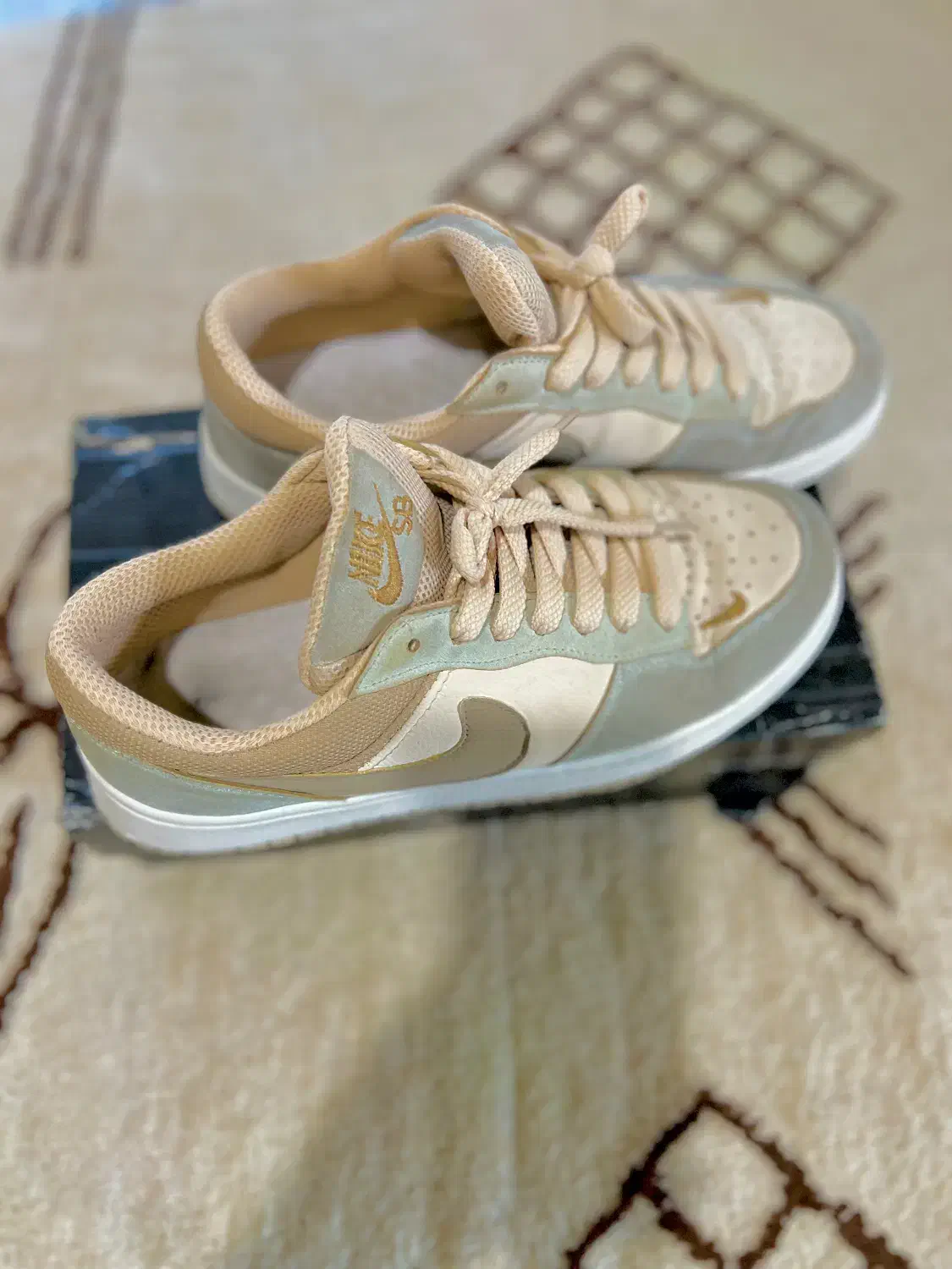 کتانی نایک جردن کرم رنگ orginal|کیف، کفش، کمربند|آستارا, |دیوار