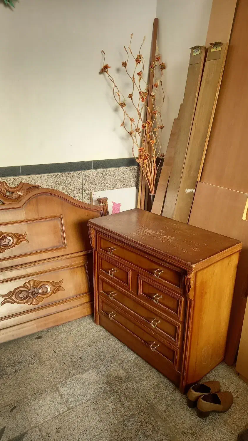 فروش تخت خواب دونفره و سینک ظرفشویی|تخت و سرویس خواب|سنقر, |دیوار