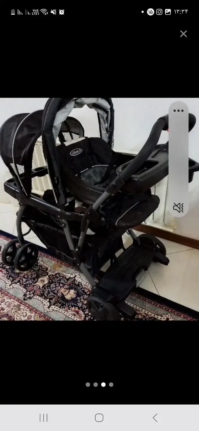 کالسکه دوقلو گراکو سالم|کالسکه و لوازم جانبی|مشهد, وکیل‌آباد|دیوار