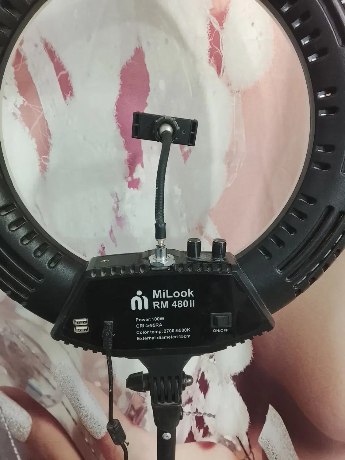 رینگ لایت پایه دارقیمت توافقی|دوربین عکاسی و فیلمبرداری|نورآباد, |دیوار