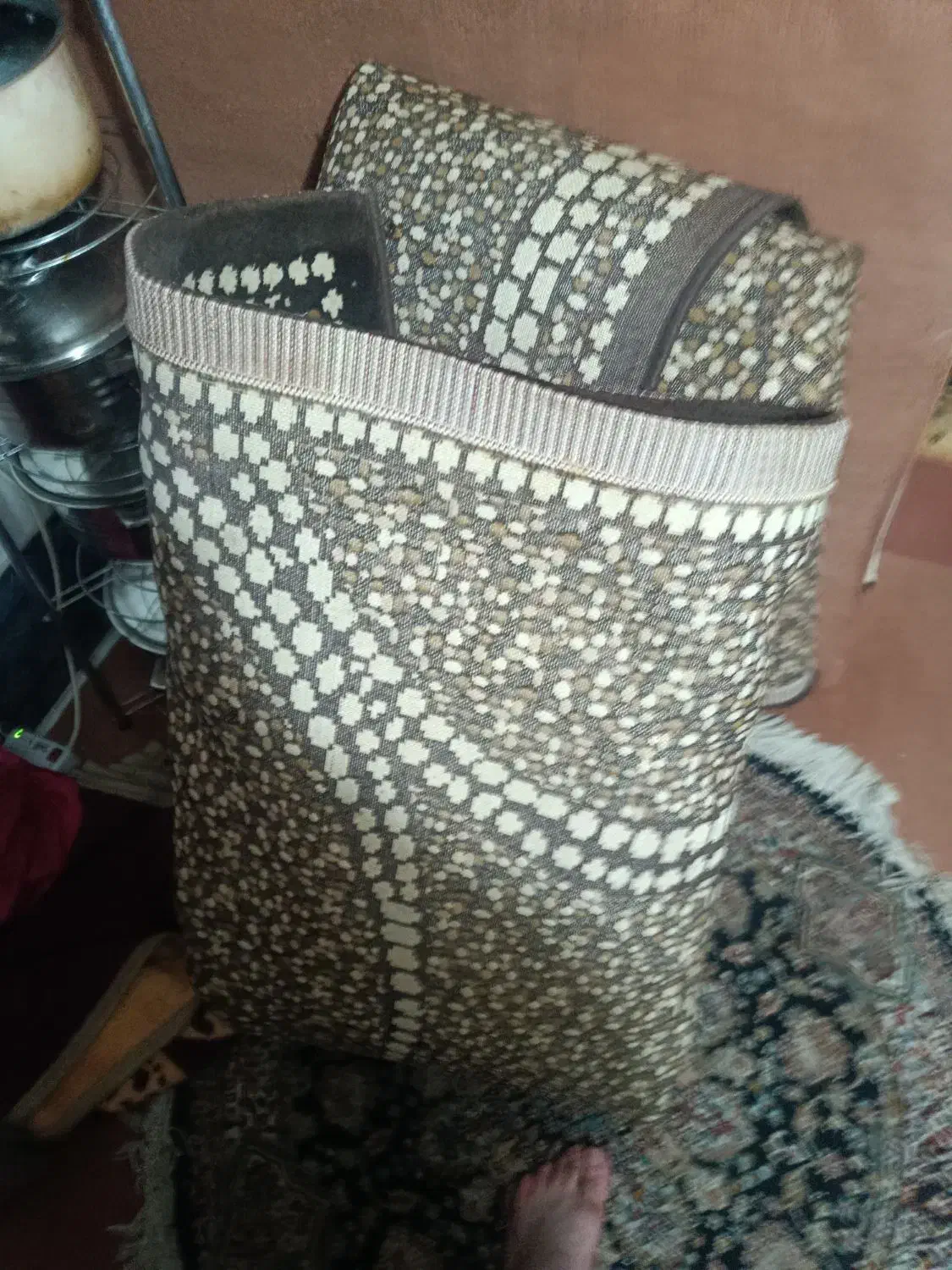 جفت گلیم دو نیم در سه ونیم|گلیم، جاجیم، گبه|سردشت, |دیوار