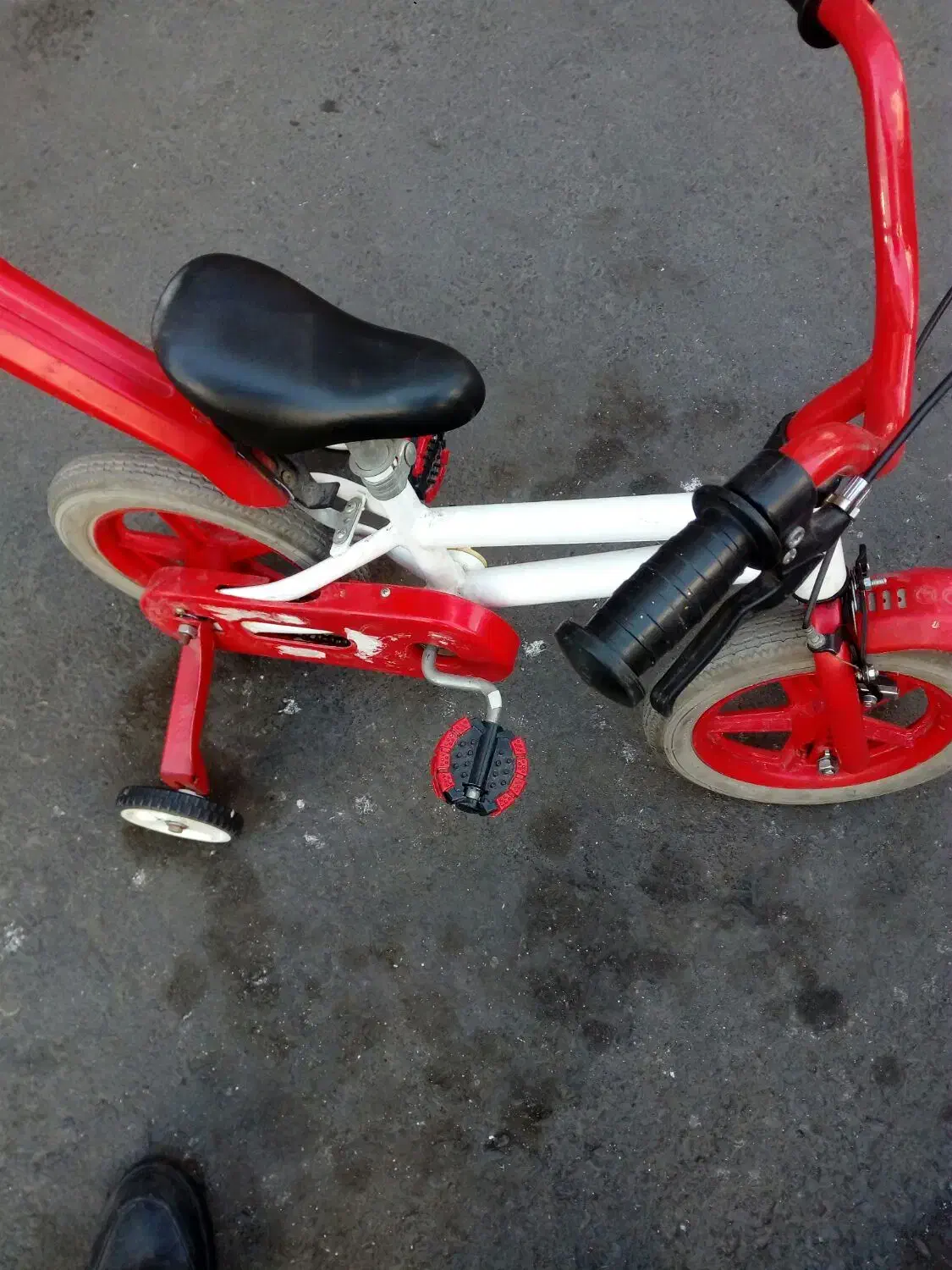 دوچرخه بچه گانه وچرخ های اسکوتر|دوچرخه، اسکیت، اسکوتر|تهران, جیحون|دیوار