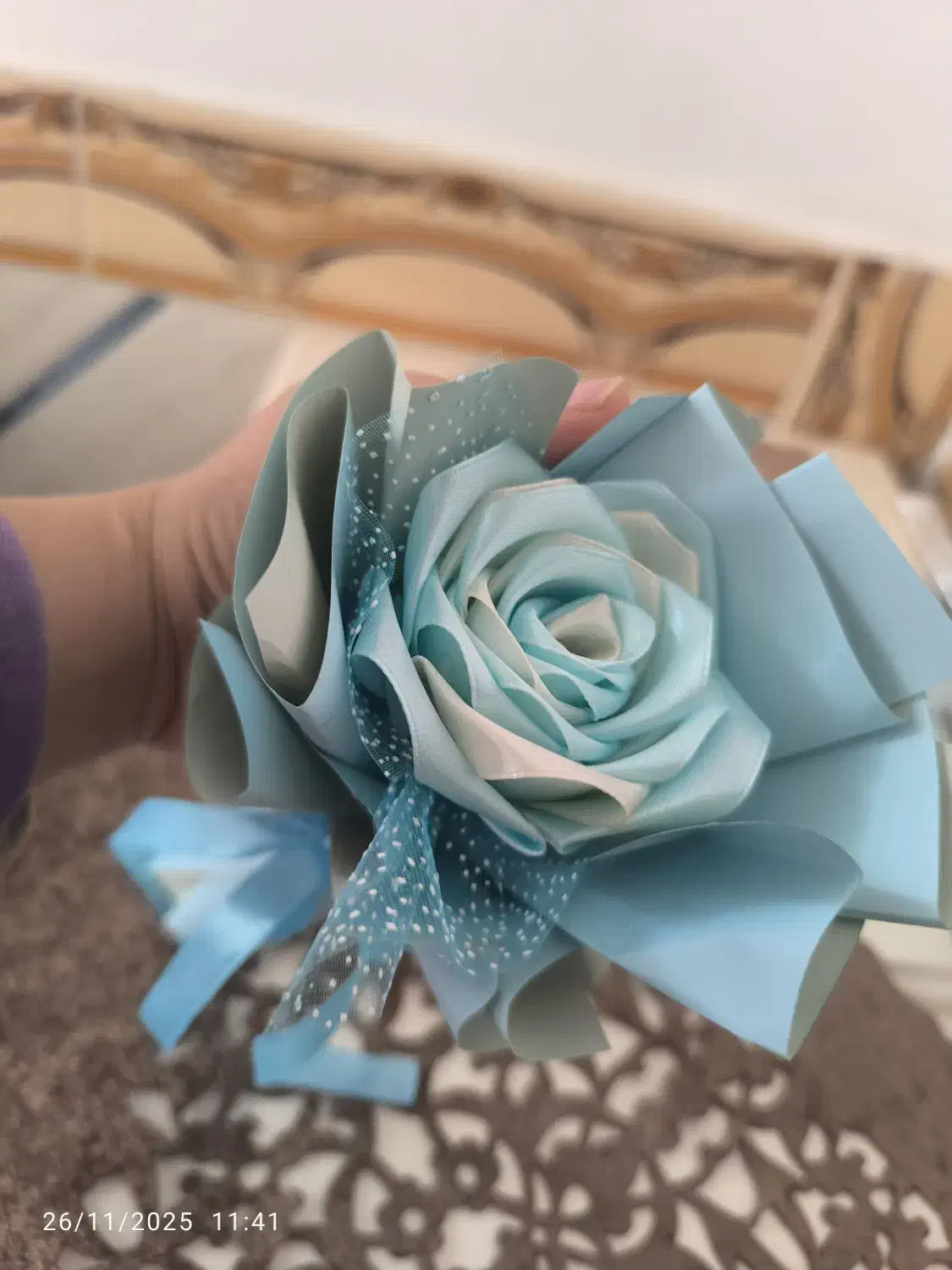 تک گل ربانی|گل مصنوعی|تاکستان, |دیوار