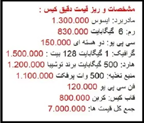 فروش 1 عدد کیس کامپیوتر با تخفیف|رایانه رومیزی|آستارا, |دیوار