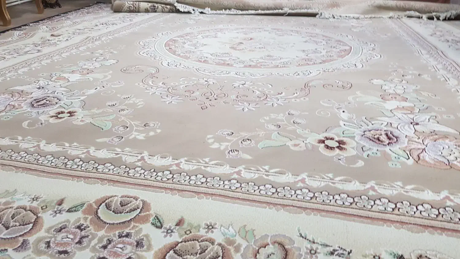 دو عدد فرش ۱۲ متری رنگ گردویی سالم و تمیز|فرش|رباط‌کریم, رباط‌کریم|دیوار