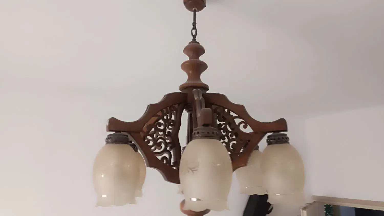 لوستر چوبی|لوستر و چراغ آویز|گرگان, |دیوار