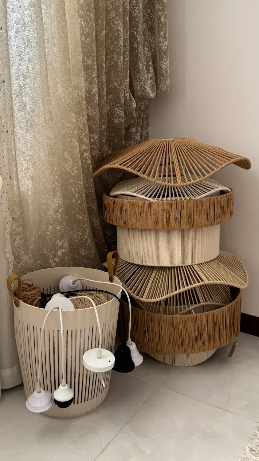 لوستر مکرومه|لوستر و چراغ آویز|تهران, بازار|دیوار