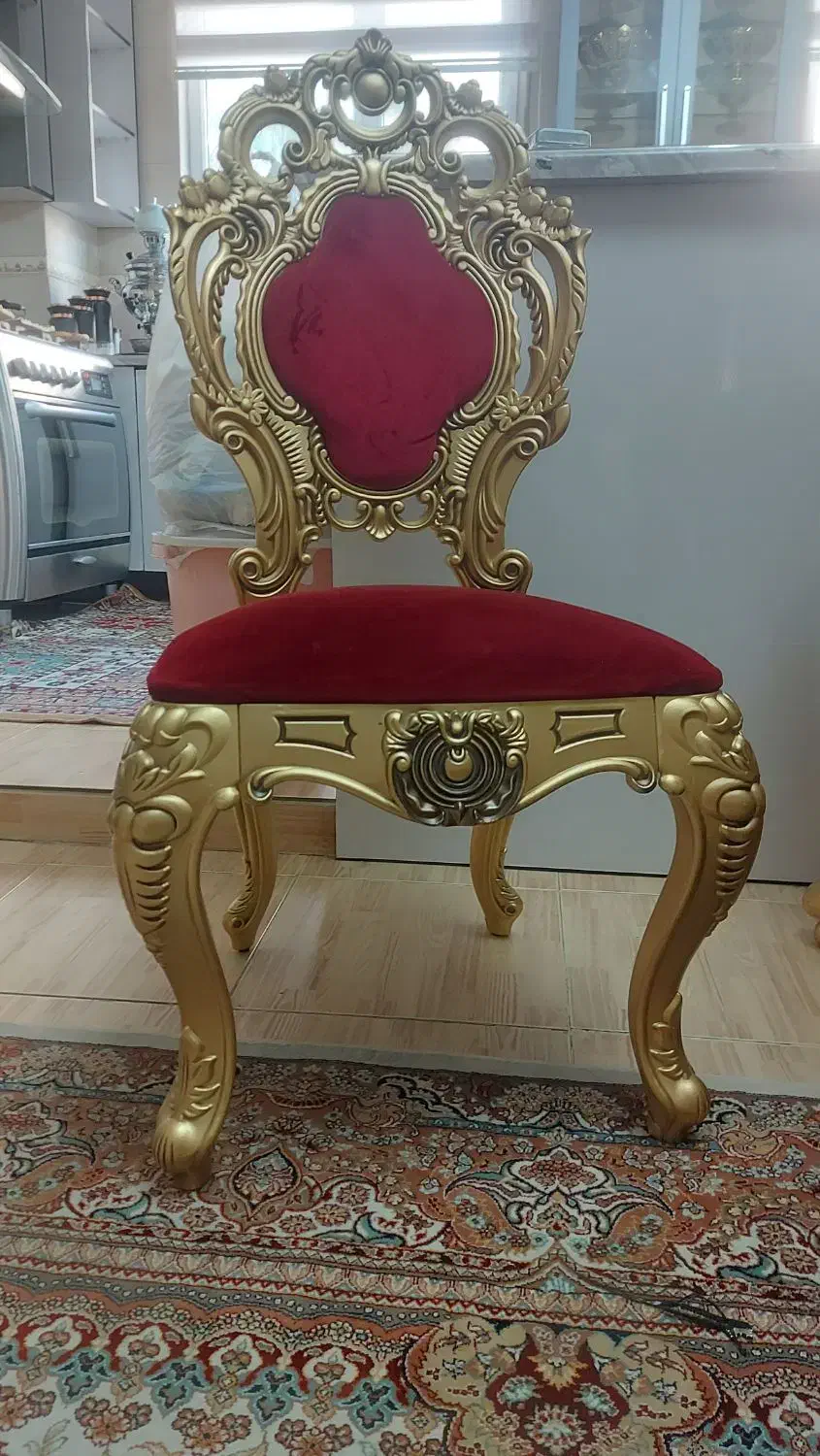 صندلی و میز ناهارخوری ۸ نفره .پلیمری ‌|میز و صندلی غذاخوری|تهران, شهرک آزادی|دیوار