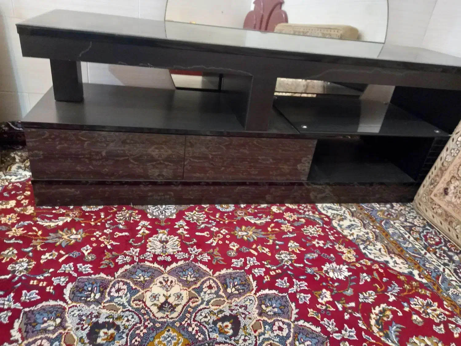 میز تلویزیون چوبی|میز تلویزیون|زرندیه, |دیوار