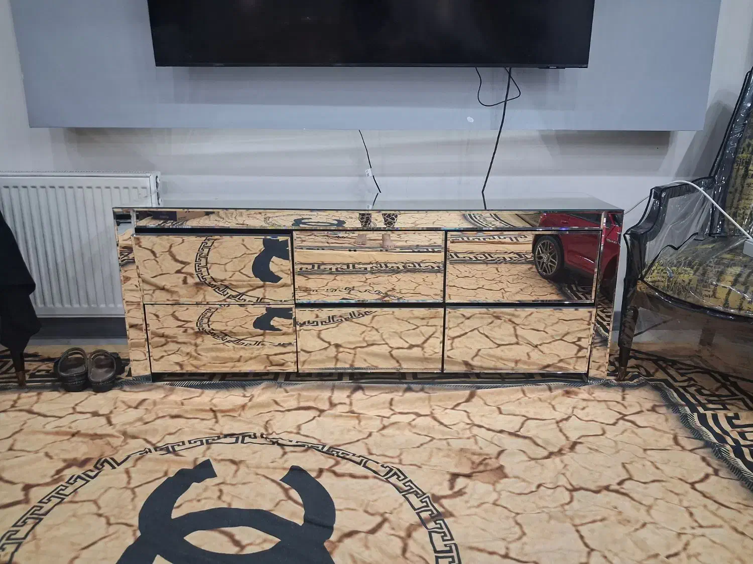 میزتلوزیون آینه ای جدید|میز تلویزیون|تهران, تهرانسر شمالی|دیوار