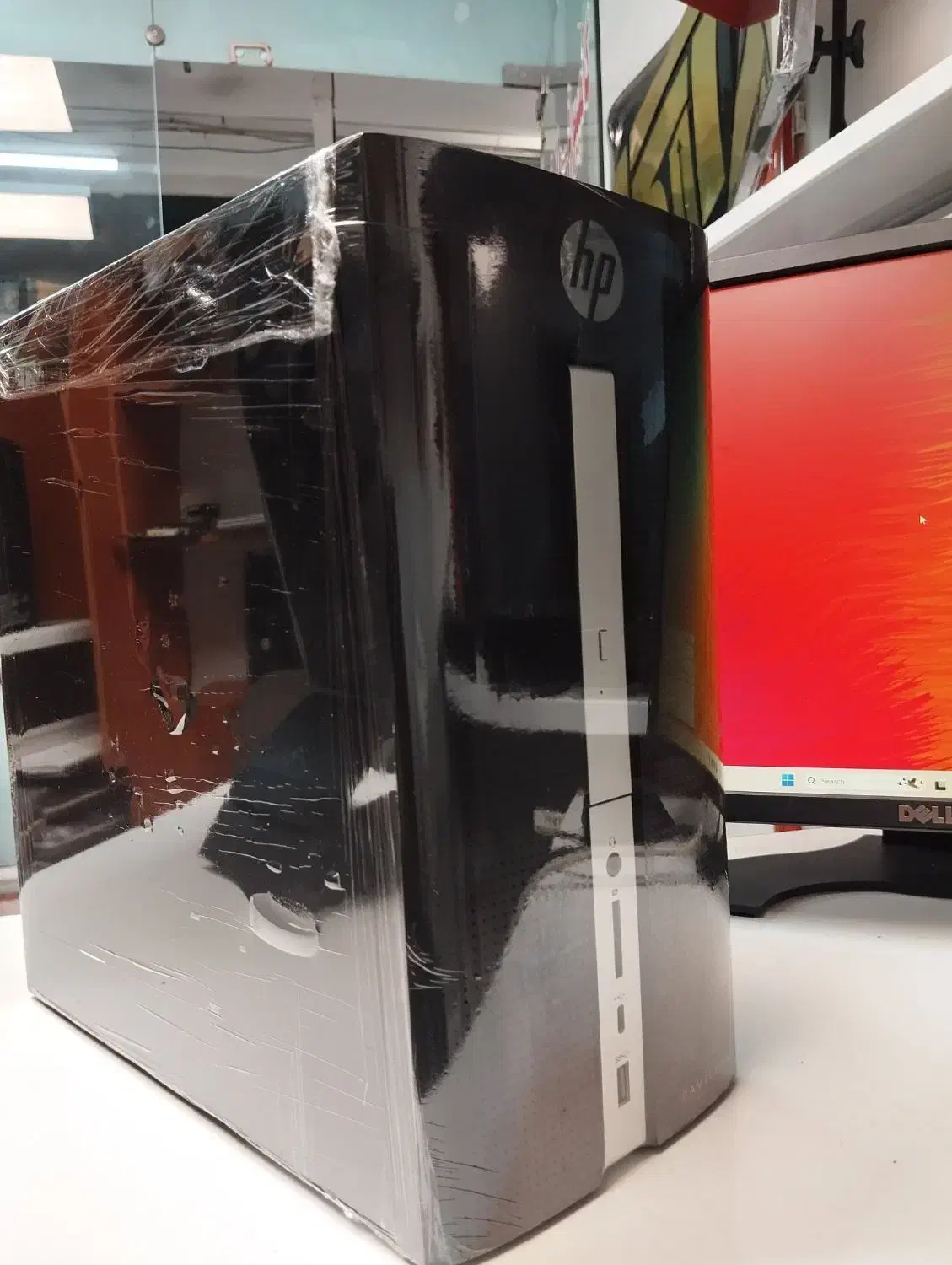 کیس صنعتی اچپی Pavilion با مانیتور 22|رایانه رومیزی|گرگان, |دیوار