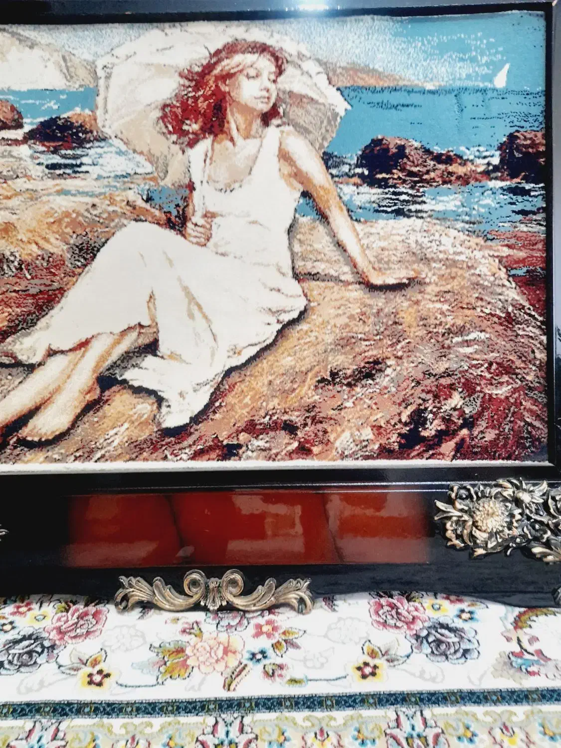 تابلو فرش خوش نقش نگار|تابلو فرش|ملایر, |دیوار