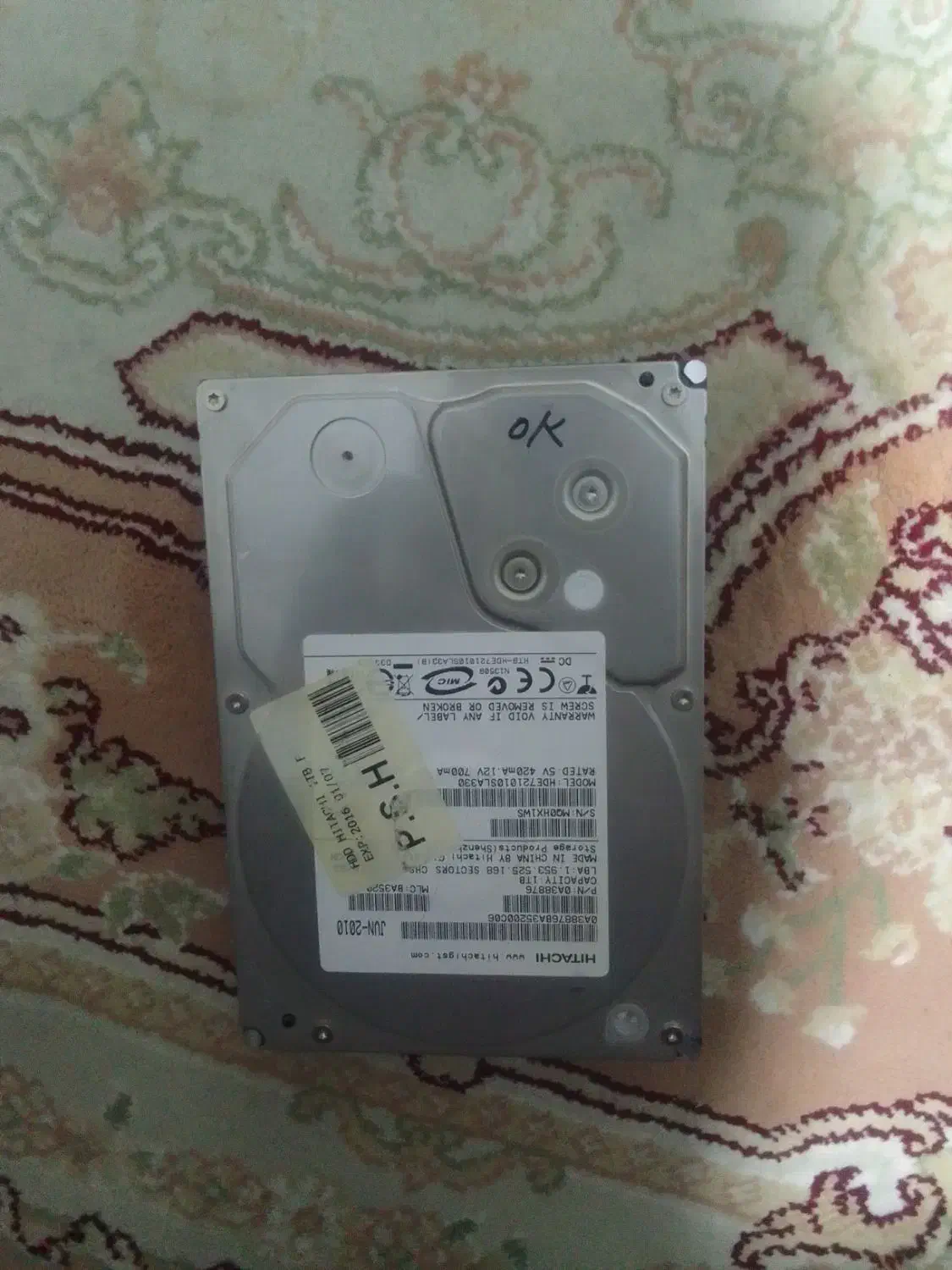 هارد هیتاچی ۱ ترا بایت|قطعات و لوازم جانبی رایانه|تهران, فلسطین (میدان انقلاب)|دیوار