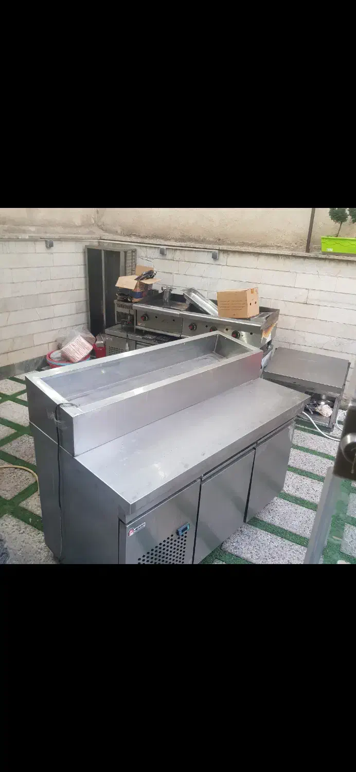 تاپینگ پیتزا گریل ذغالی گریل تخت میز کار|کافیشاپ و رستوران|تهران, خانی آباد نو شمالی|دیوار