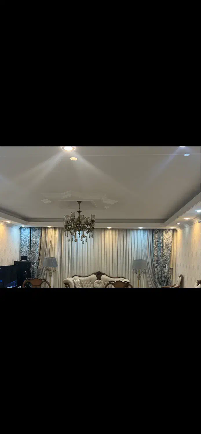 دکور پرده طوسی نو|پرده، رانر، رومیزی|تهران, نعمت‌آباد|دیوار